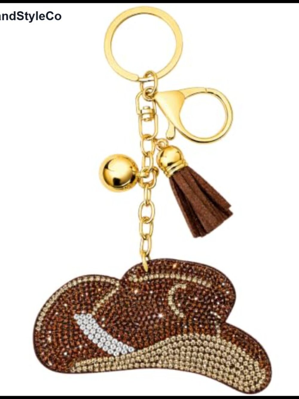 Rhinestone Keychain Purse Charm Bling Bag Accessory